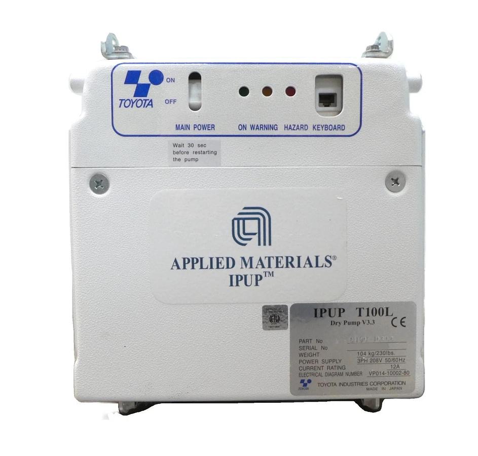 Used IPUP T100L Toyota 0190-16305 Dry Pump AMAT Applied Materials Tested Working