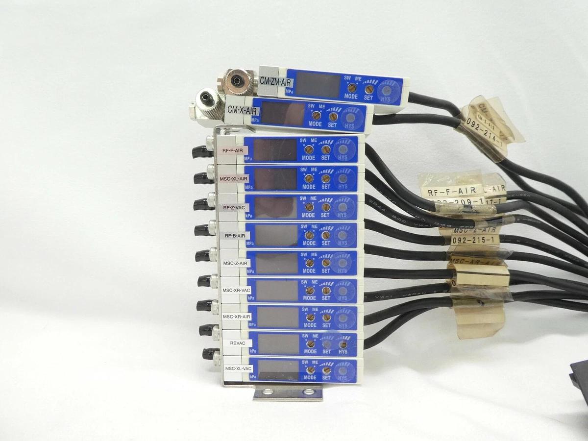 Used Copal Electronics PS6-103G-NAM-014 11-Port Pressure Switch Assembly Working