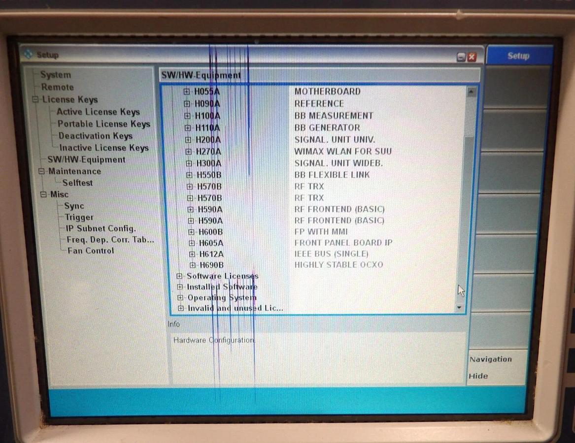 Used Rohde & Schwarz 1201.0002K50 Wideband Radio Tester CMW 500 Damaged Screen As-Is