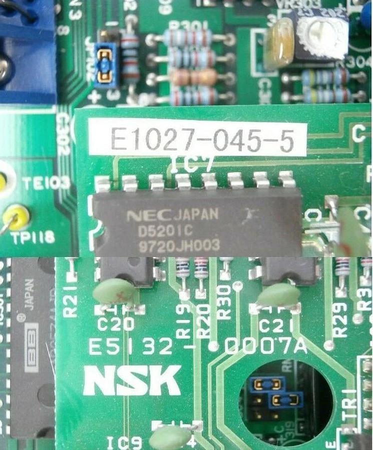 Used NSK E1021-045 Servo Amplifier PCB E5131-0031 E5131-0012-1 E5132-0007A Working