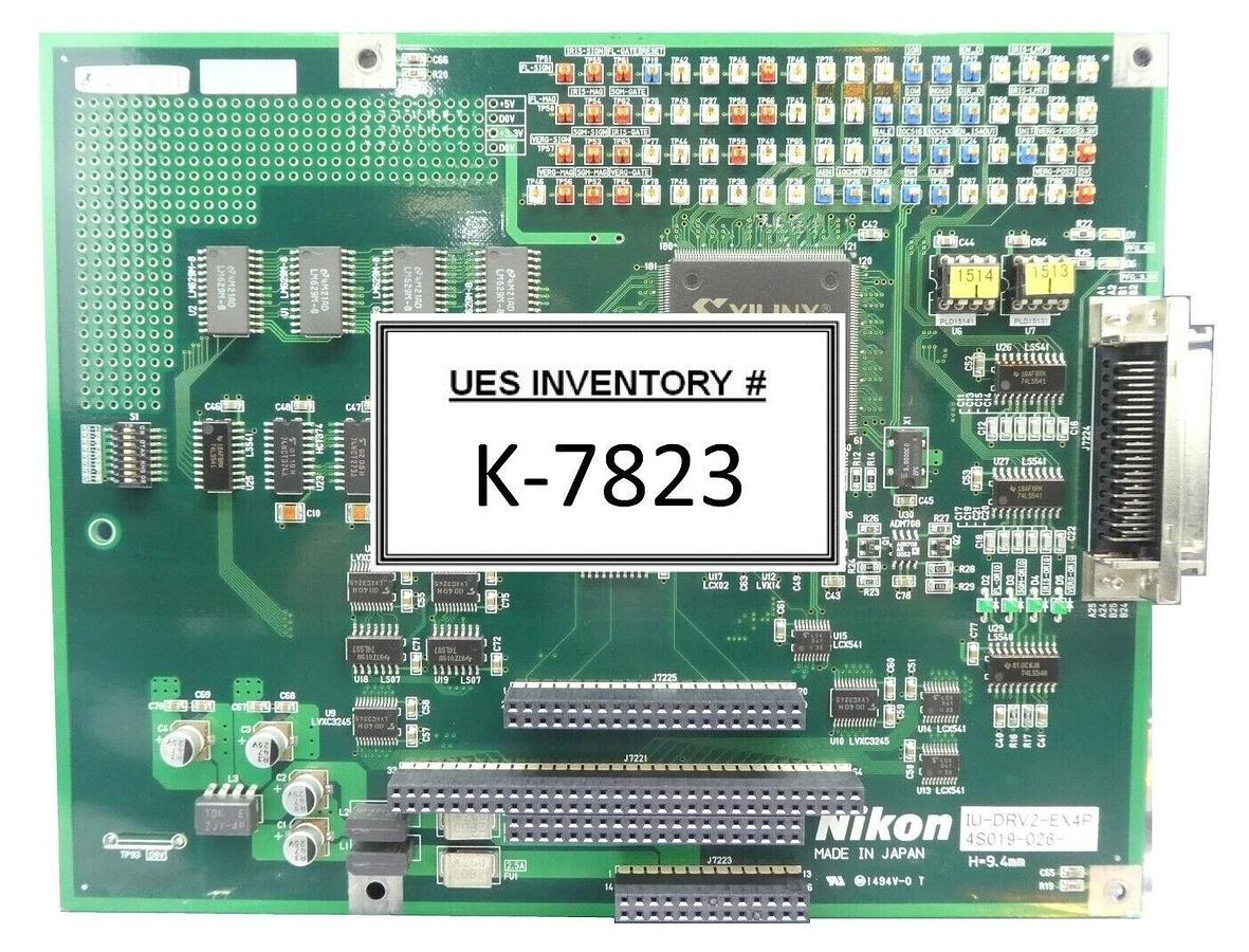 Used Nikon 4S019-026 Driver PCB IU-DRV2-EX4P Copper Exposed NSR Series Working Spare