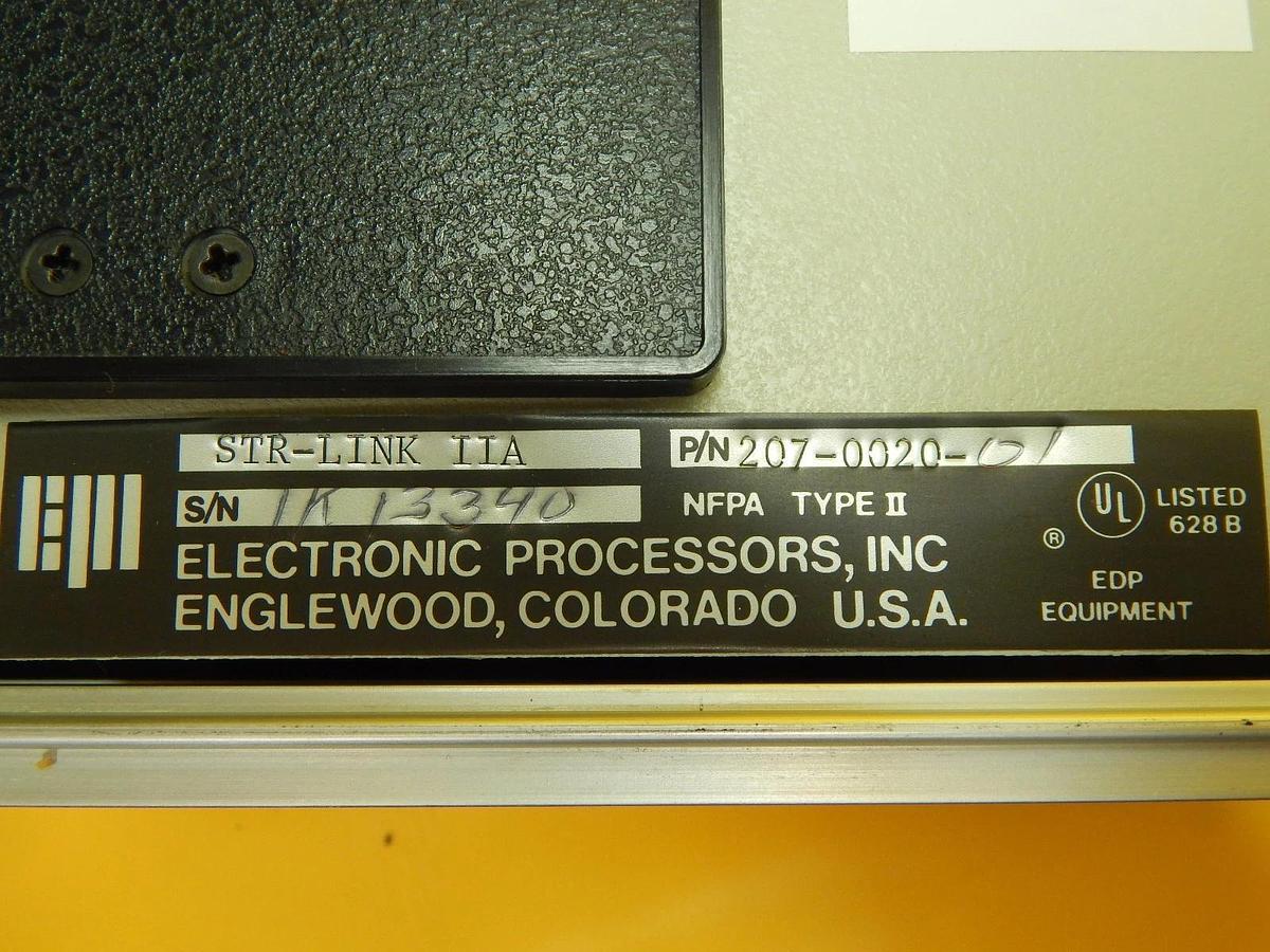 Used Electronic Processors 207-0020-01 Data Cassette Recorder STR-LNK IIA Used