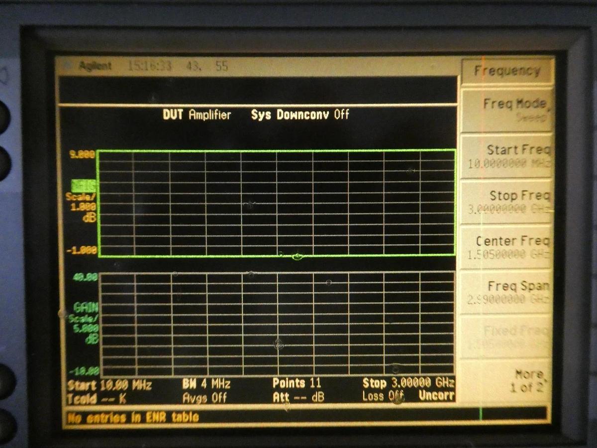 Used Agilent Technologies N8973A Noise Figure Analyzer NFA Series 10MHz-3GHz As-Is