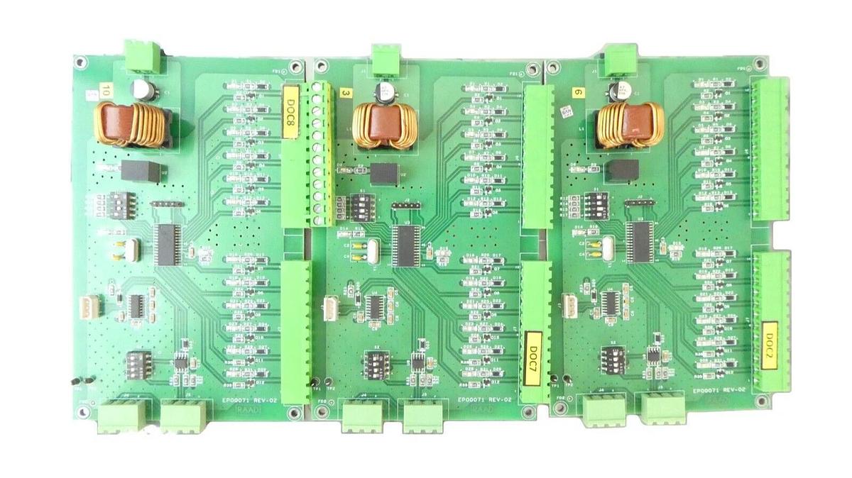 Used RAAD Systems EP00071 Digital Output Board PCB Reseller Lot of 3 Working Surplus