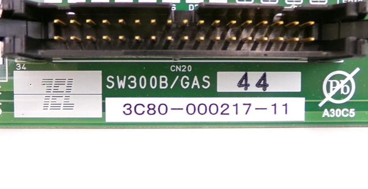 TEL Tokyo Electron 3C80-000217-11 PCB Assembly SW300B/GAS New