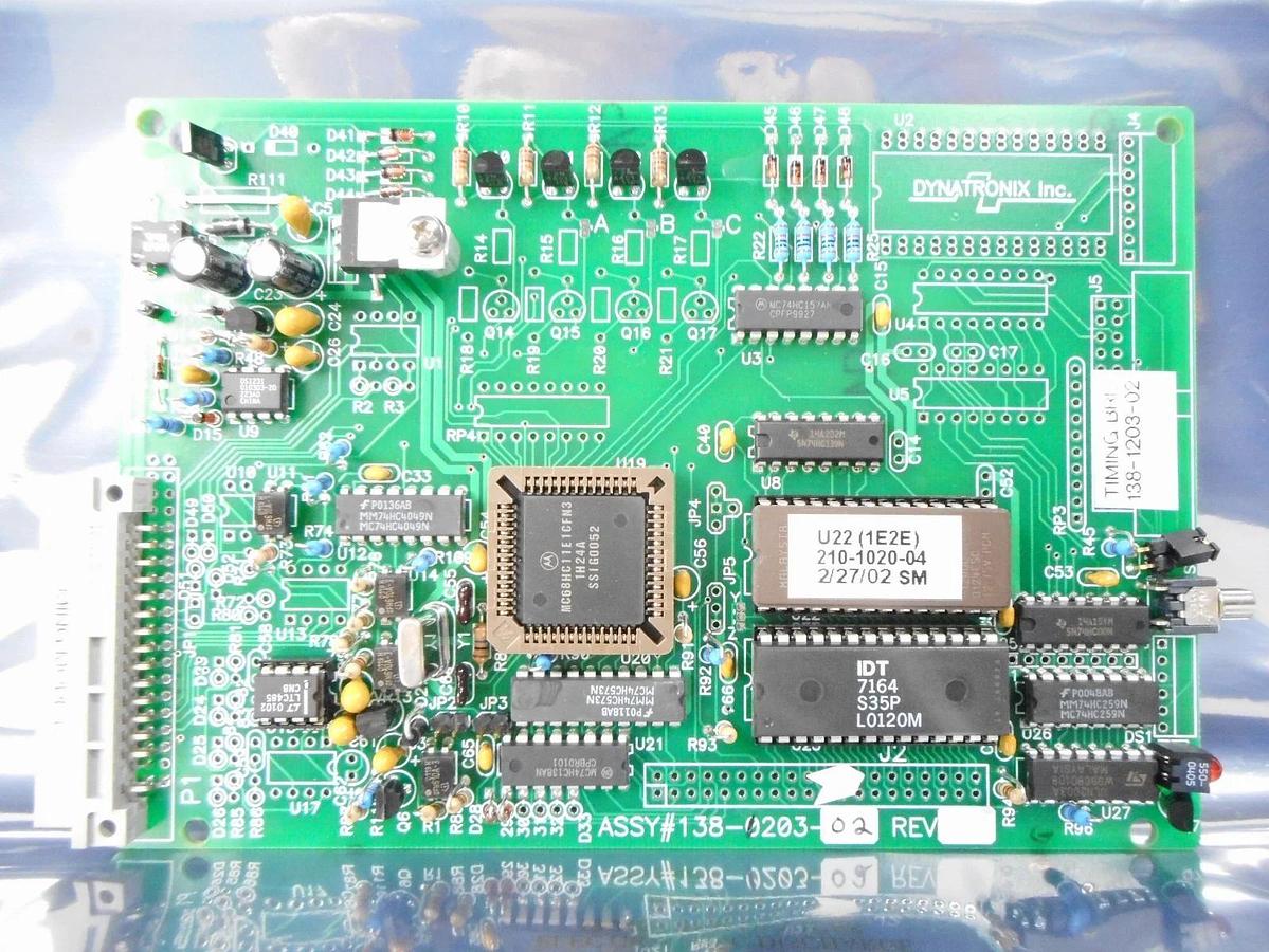 Used Dynatronix 138-1203-02 Timing Board PCB TIMING BRD Untested AS-IS