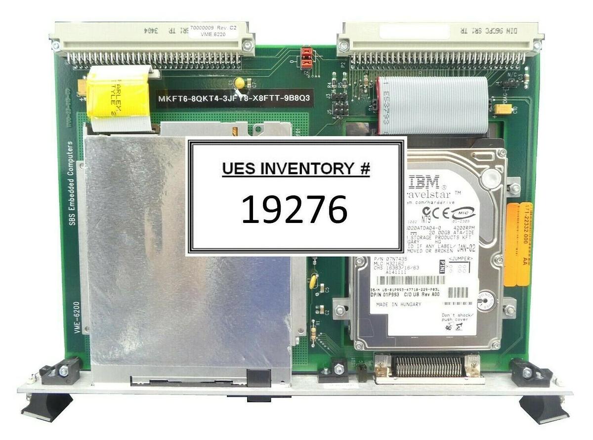 Used SBS Technologies 70000009 PCB Card VME-6220 KLA-Tencor 720-24609-000 eS31 Spare