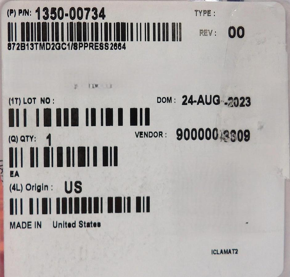MKS Instruments 872B-29942 Baratron Pressure Transducer 872B New Surplus