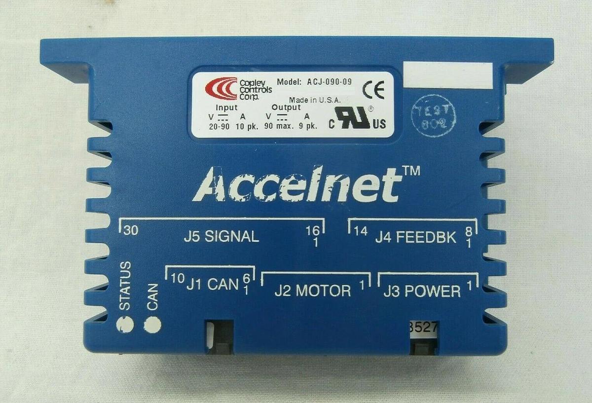 Used Copley Controls ACJ-090-09 Micro Panel Servo Drive Accelnet Used Working