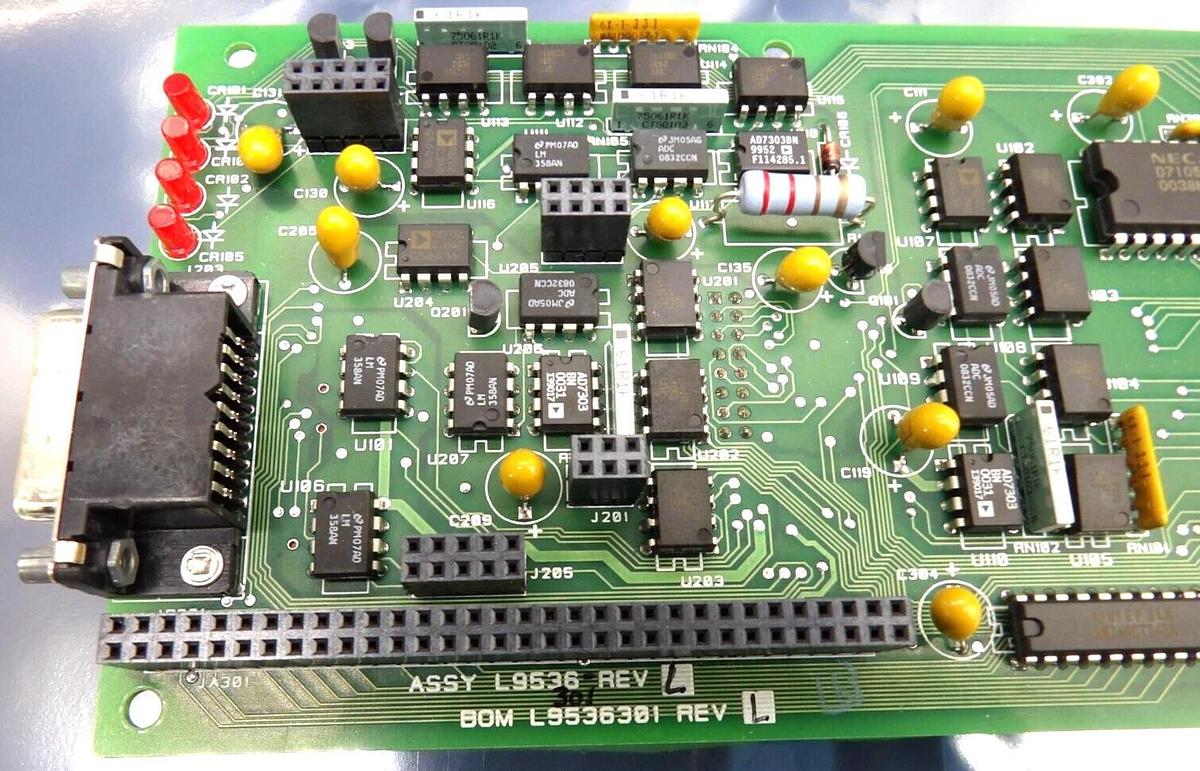 Used Varian L953 Leak Detector PCB Board Assembly L9536301 Working Surplus