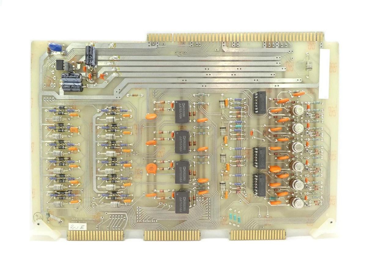Used Varian Semiconductor VSEA D-F3637001 Analog Interface PCB Card Rev. E Working