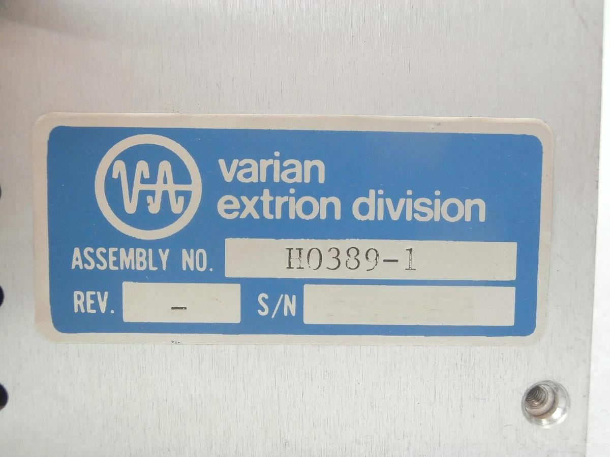 Used Varian Semiconductor VSEA H0389-1 Beamline Vacuum System H0389001 Working Spare