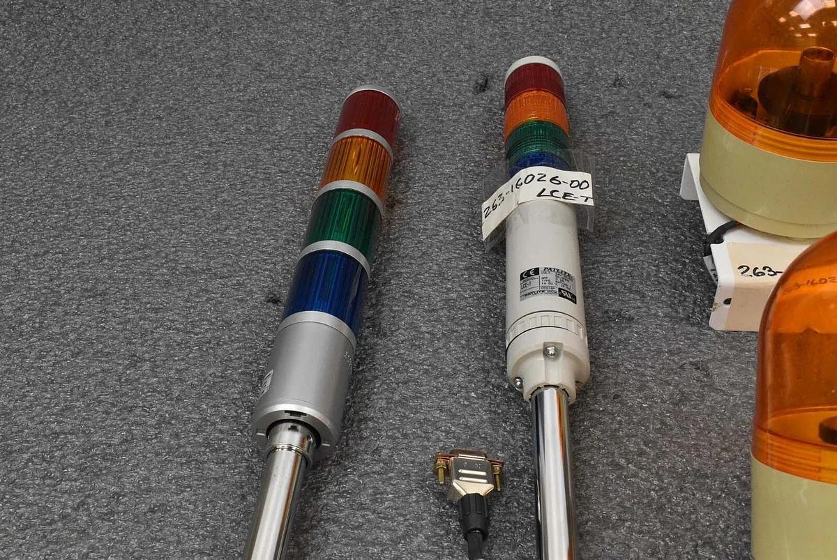 Used Patlite LCE-T / SLF-W / SLEB-A / RHB-24UL Signal Tower Lighting