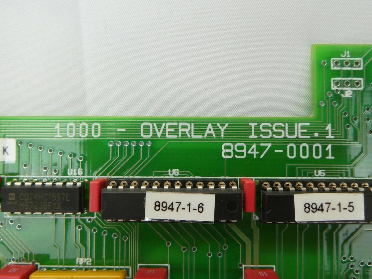 Used Computer Recognition Systems 8947-0001 1000 Overlay Board VME PCB Card Working