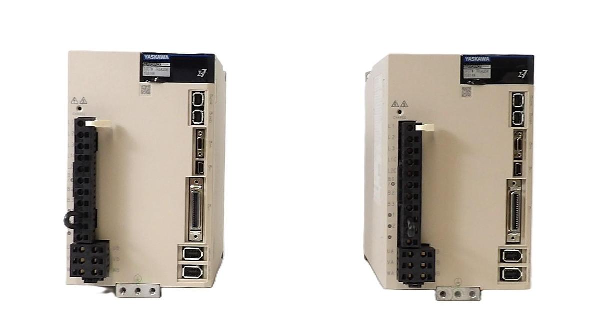 Used Yaskawa Electric SGD7W-7R6A20AY0814A Servo Drive Sigma-7 SERVOPACK Working