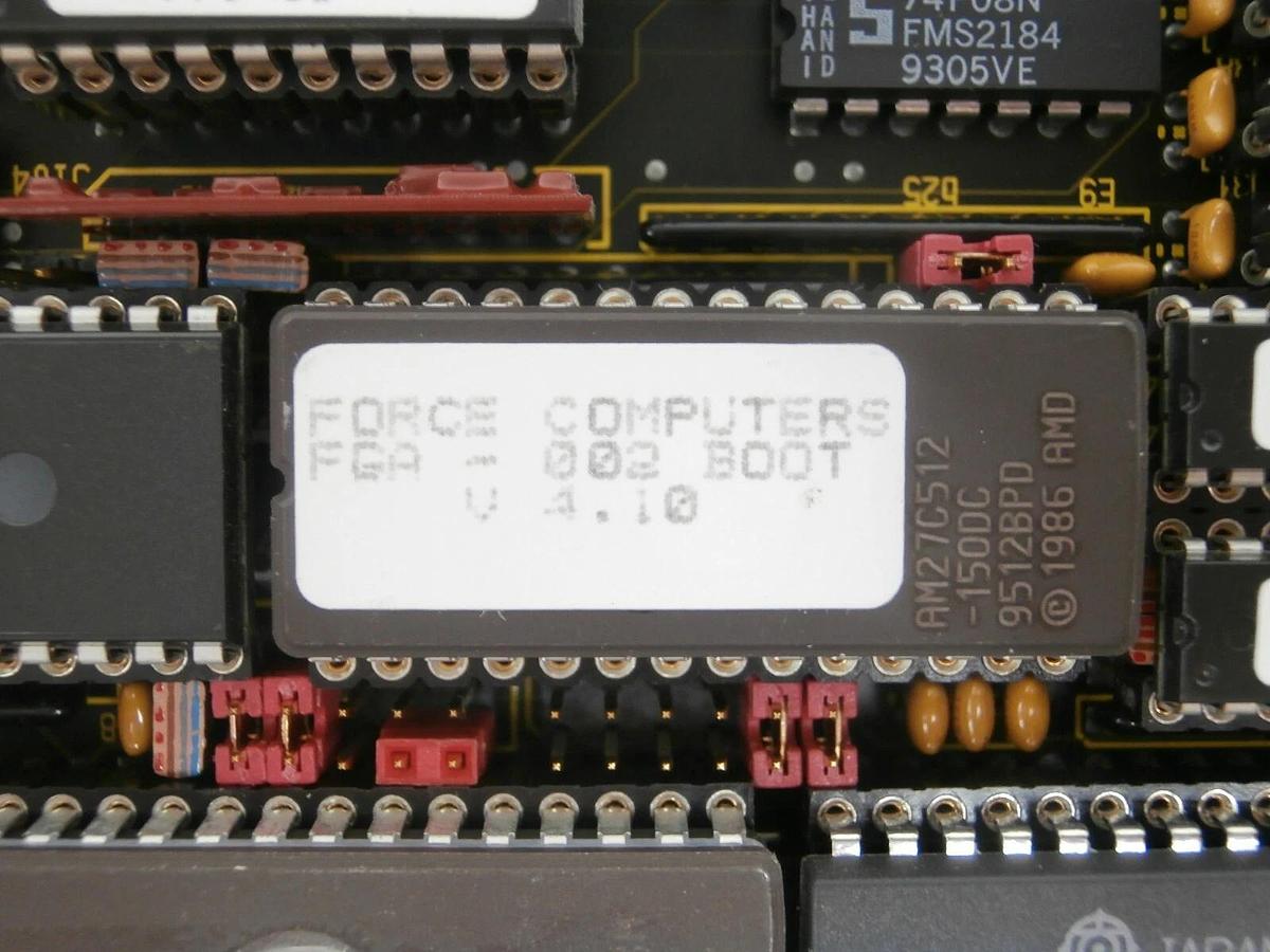 Used Force Computers 101342 CPU Processor PCB Card SYS68K/CPU-33XB Bio-Rad Q5 Working