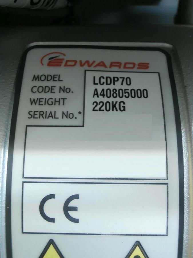 Used iL70N Edwards NRB446945 Dry Vacuum Pump 0 Hour Copper Cu Exposed Tested As-Is