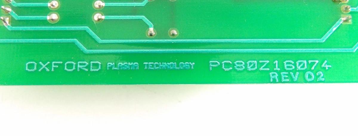 Used Oxford Plasma Technology PC80Z16074 Interface PCB PlasmaLab 80 Plus Working