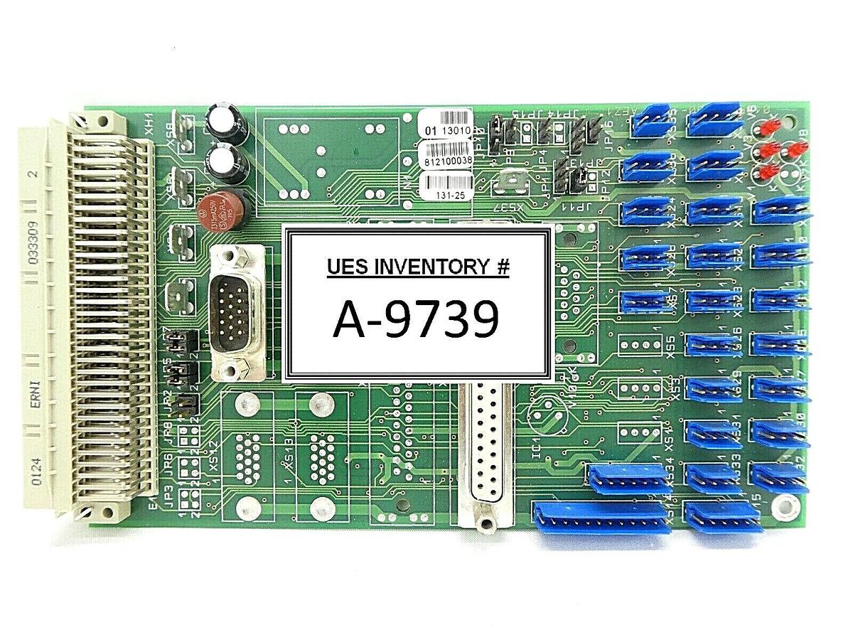 Used Jenoptik 812100038 Interface Board PCB 131-25 Brooks Automation Working Surplus