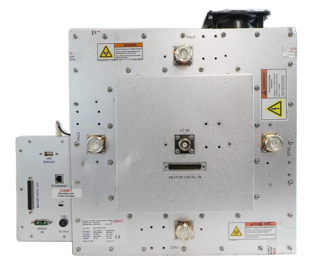 Used Comet Technologies 20074119 LF RF Match Lam Research 832-157607-002 Working