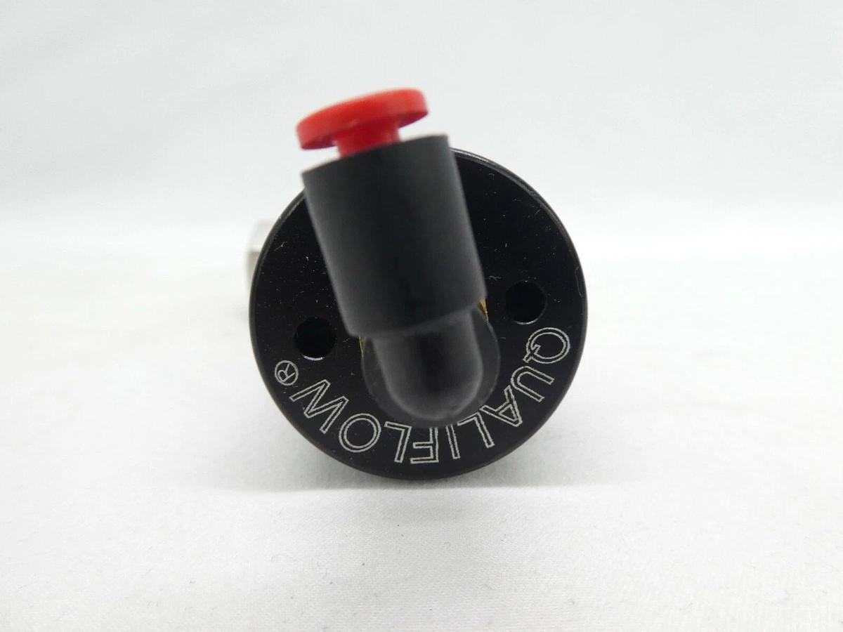 Used Qualiflow 2x10-9atm.cm3/Sec 2-Way Pneumatic Valve Male/Female Lot of 5 Working