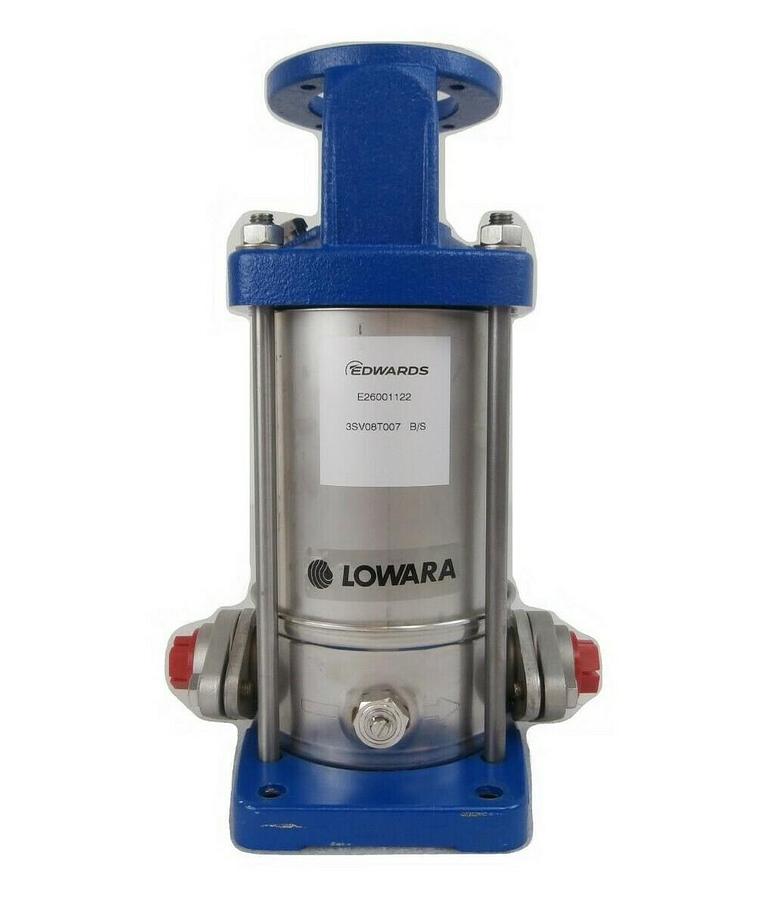 Used Lowara 3SV08T007 Vertical Multistage Pump 3SV Series Edwards E26001122 Working