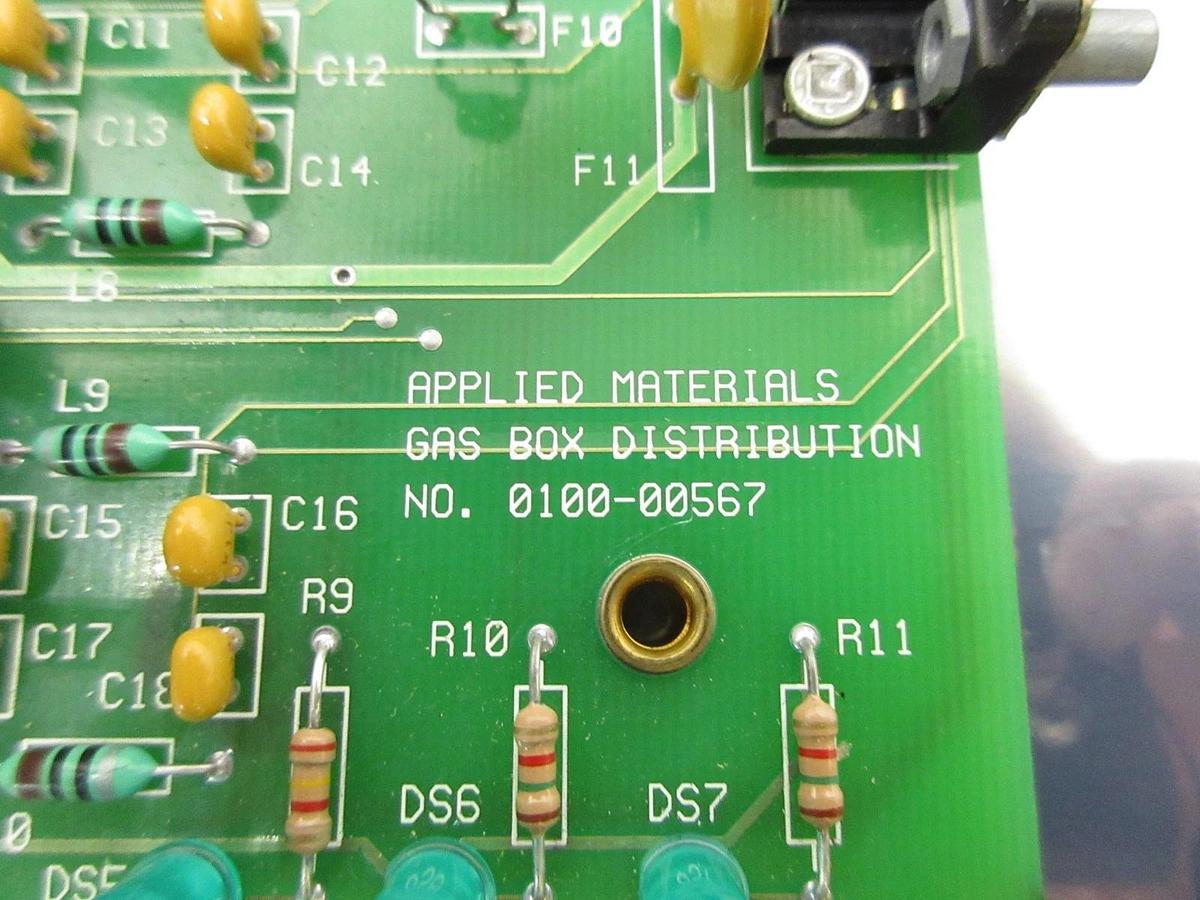 Used AMAT Applied Materials 0100-00567 Gas Box Distribution Board PCB Used