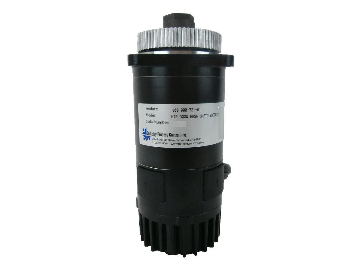 Used Berkeley 100-000-721-01 Servo Motor MTR.300W BRSH.W/STD ENCOR.R2 Working