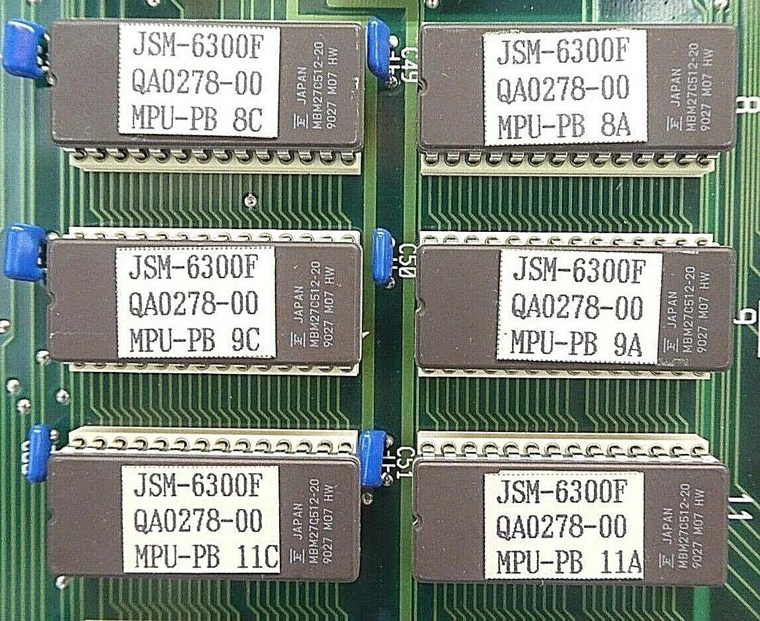 Used JEOL AP002129(01) Processor PCB Card MPU PB JSM-6300F SEM Working Surplus