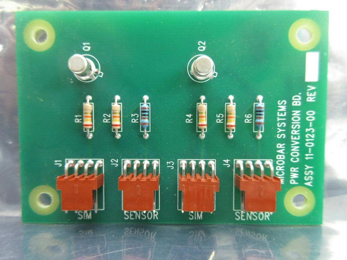 Used Microbar Systems 11-0123-00 Power Conversion Board PCB Used Working