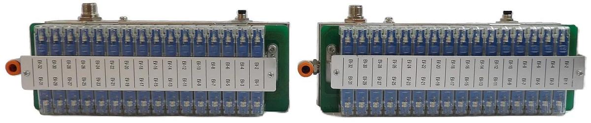 Used SMC IN587-16 32-Point EtherCAT Pneumatic Manifold Lot of 2 Working Surplus