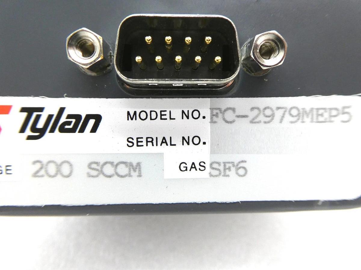 Used Tylan FC-2979MEP5 MFC Mass Flow Controller 200 SCCM SF6 TEL Unity II Used