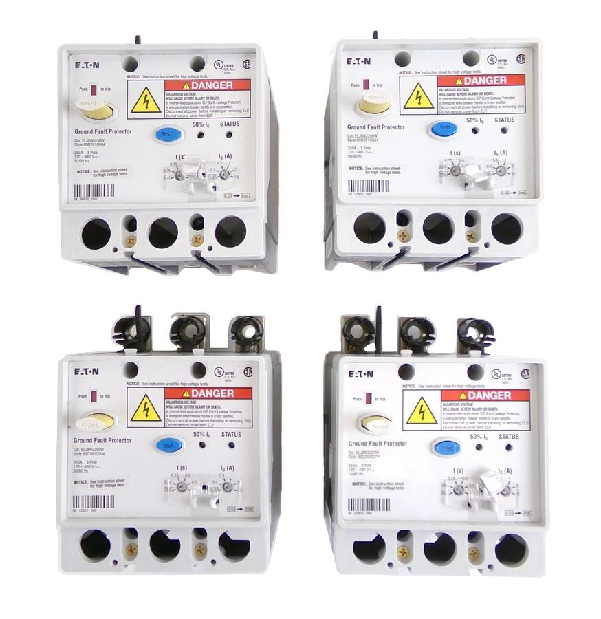 Eaton ELJBN3250W Ground Fault Protector Lot of 4 New