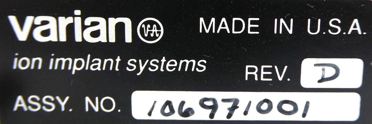 Used Varian Ion Implant Systems 106971001 Extraction Voltage Control Working Surplus