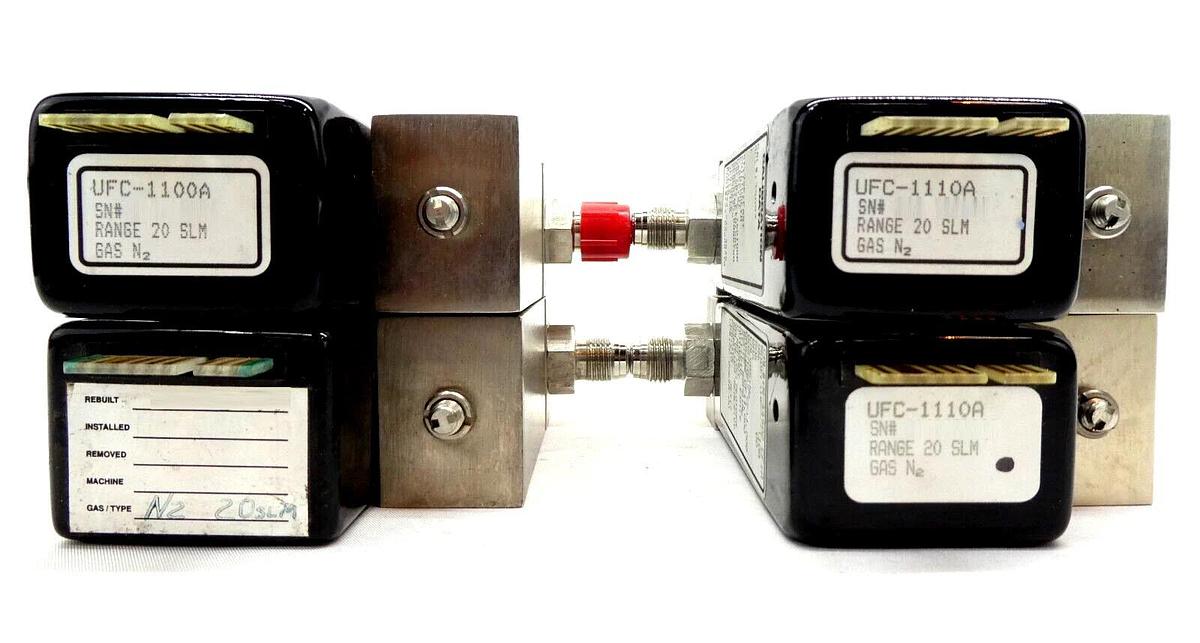 Used UNIT Instruments UFC-1100A Mass Flow Controller MFC N2 CHF3 HCl CF4 Untested