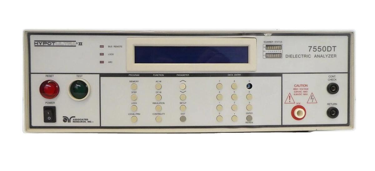 Used Associated Research 7550DT Dielectric Analyzer HYPOTULTRA II Spare Surplus