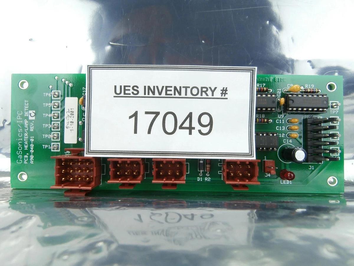 Used GaSonics/IPC A90-040-01 Heater/Lamp Detect Board PCB Used Working