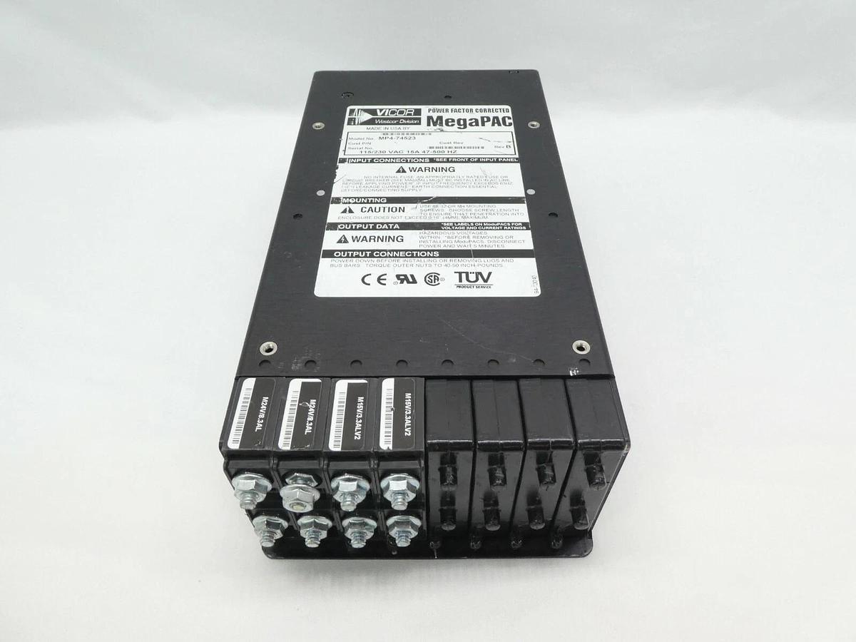 Used Vicor MP4-74523 Power Supply MegaPAC 10-130039-05 C Working Surplus