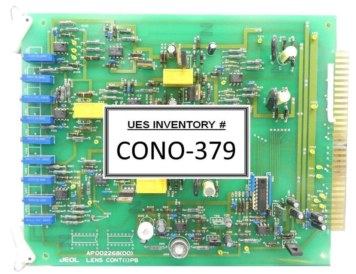 Used JEOL AP002268(00) Lens Control PCB Card LENS CONT(1)PB JSM-6300F SEM Working
