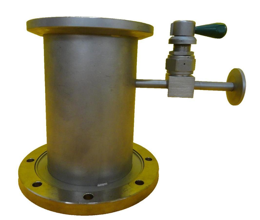 Used Fuji High Vacuum Nipple Tee QF100 LF Rotatable ISO100 ISO-F SS-DLTW4 6.75" Used