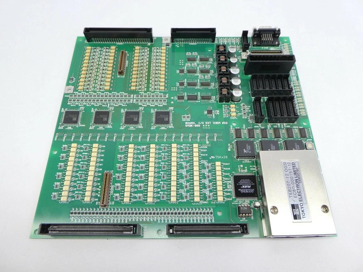 Used TEL Tokyo Electron OYDK-060 Interface PCB I/O EXT CHEM #02 Lithius Working Spare