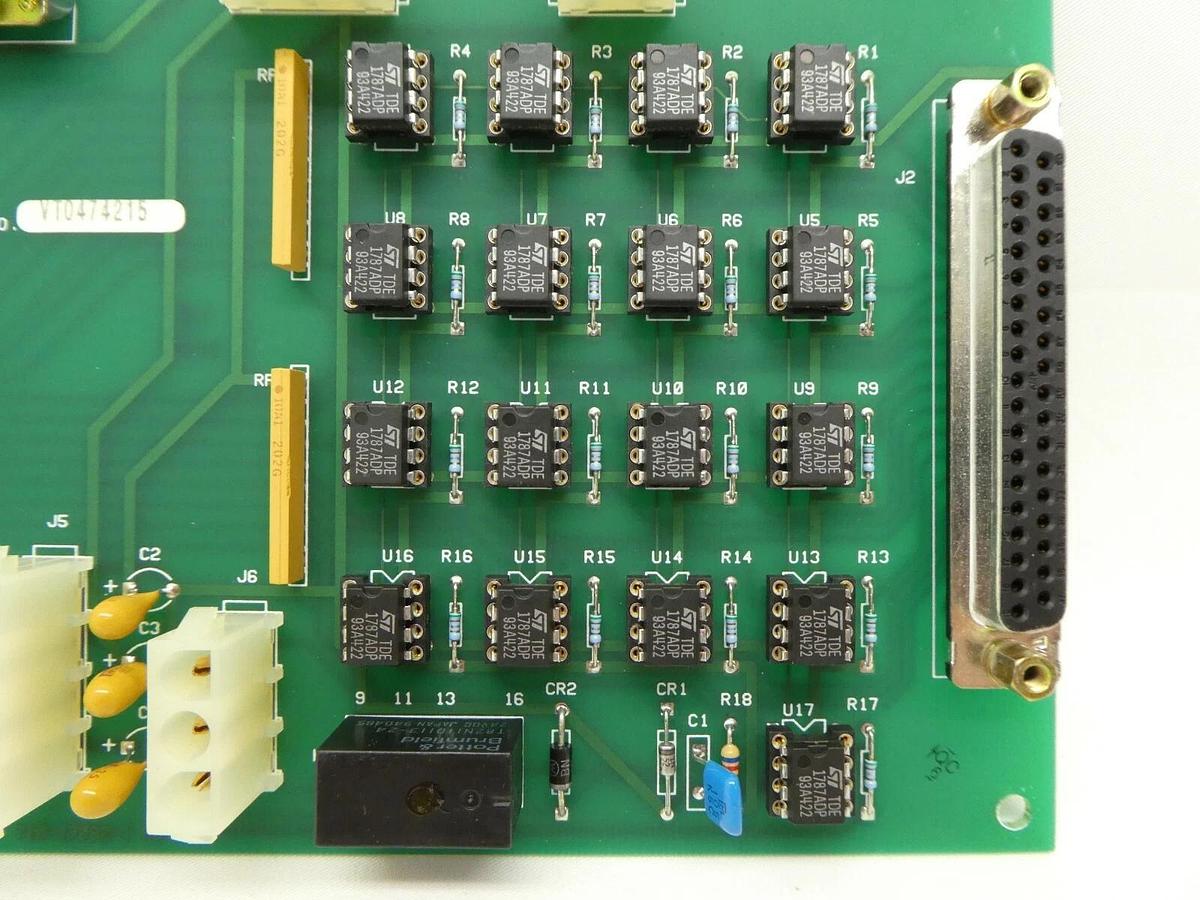 Used Lam Research 810-17082-001 16 Channel Heat/Cool Board PCB FPD Continuum Spare