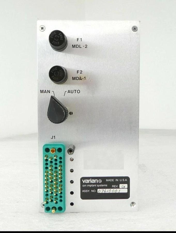 Used Varian Ion Implant Systems 07610001 Ion Source Vacuum System Rev. G Working