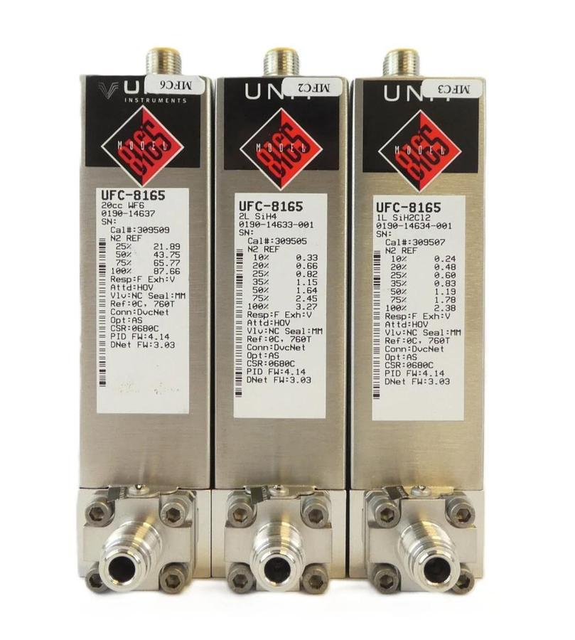 Used UNIT Instruments UFC-8165 Mass Flow Controller MFC Reseller Lot of 11 Working