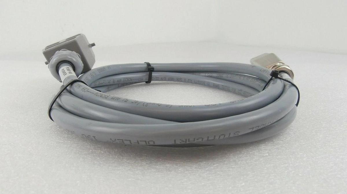 Used Edwards U20001191 iGX Series Vacuum Pump Power Cable 10 Foot TEL Trias Working
