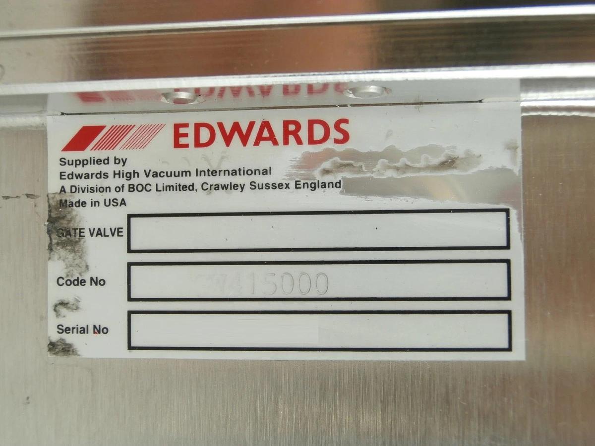 Used Edwards NGW415000 Pneumatic Vacuum Gate Valve Humphrey 410 70 Working Surplus