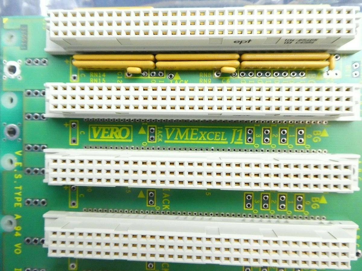 Used VERO 243-413011 Backplane PCB Board VMExcel J1 Quaestor Q7 Working Surplus