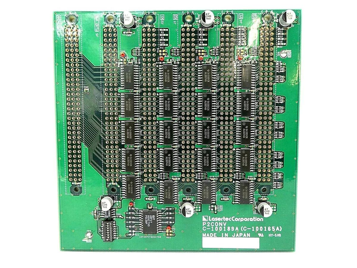 Used Lasertec C-100189A Backplane Board PCB P2CONV C-100165A Working Surplus