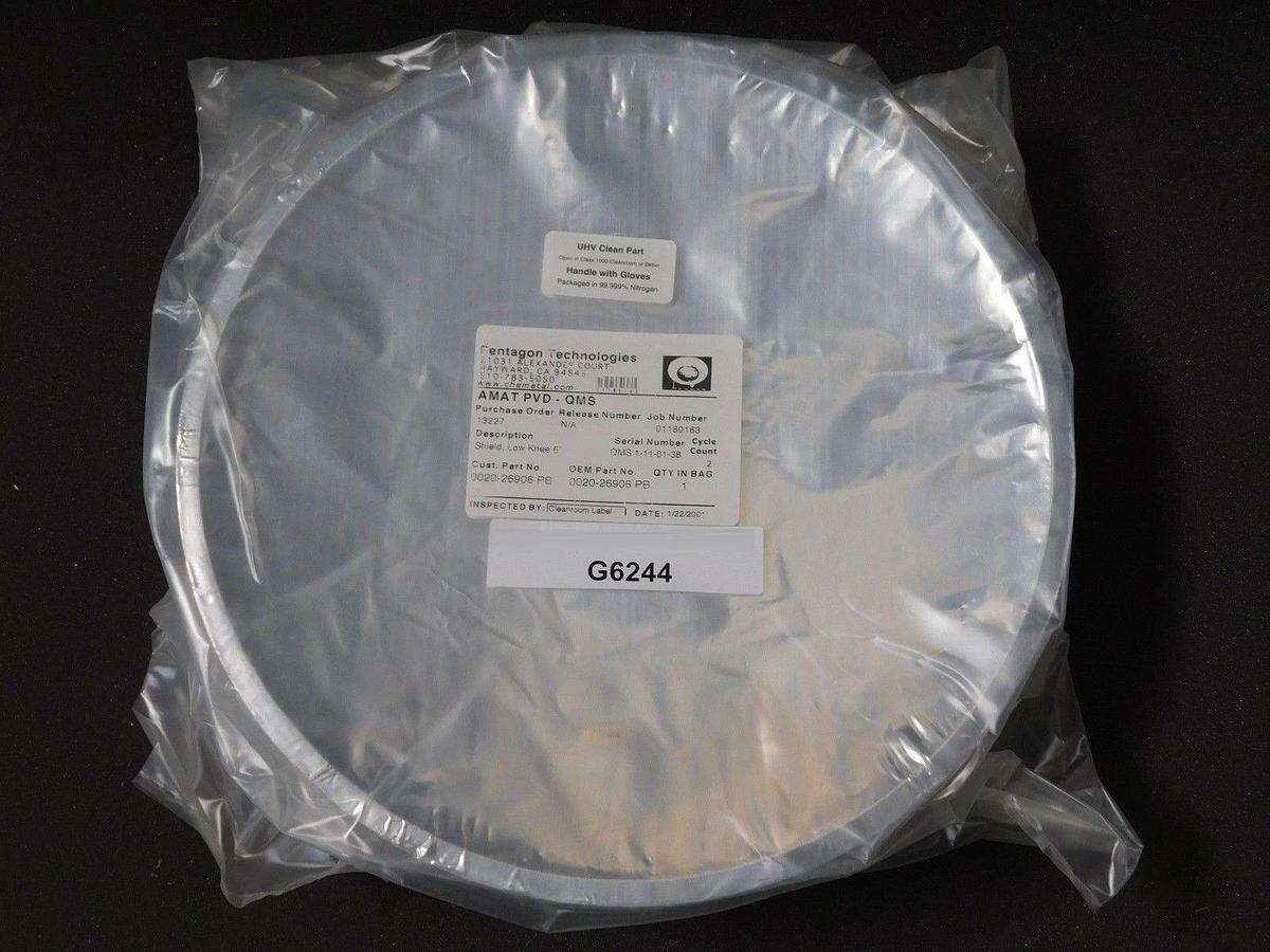 Refurbished AMAT Applied Materials 0020-26906 PB Shield Lower Knee 6" Refurbished