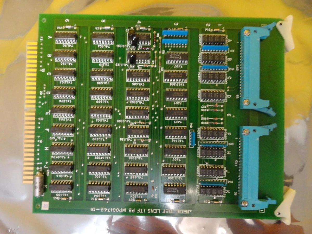 Used JEOL MP0021742-01 DEF LENS ITF PB Interface PCB Card EM-2010F Working